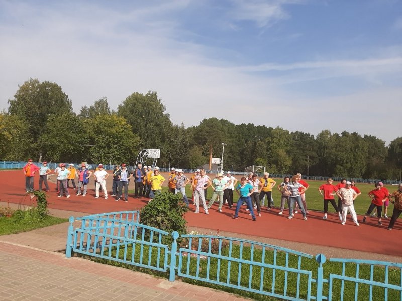 "Веселые старты" для ветеранов